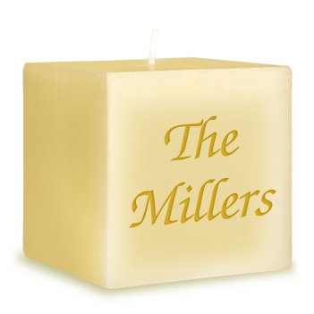 Family Personalized Candle - Engraved