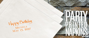 Personalized Party Napkins